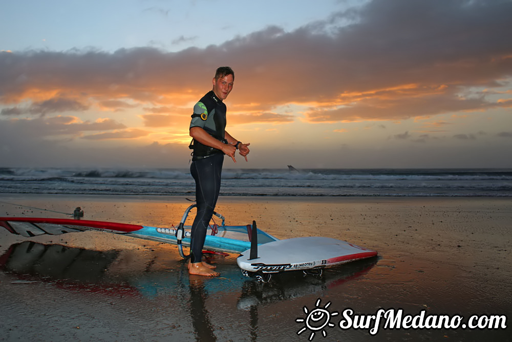  Early morning TWS Pro Slalom Training El Medano Tenerife 12-02-2017 Tenerife