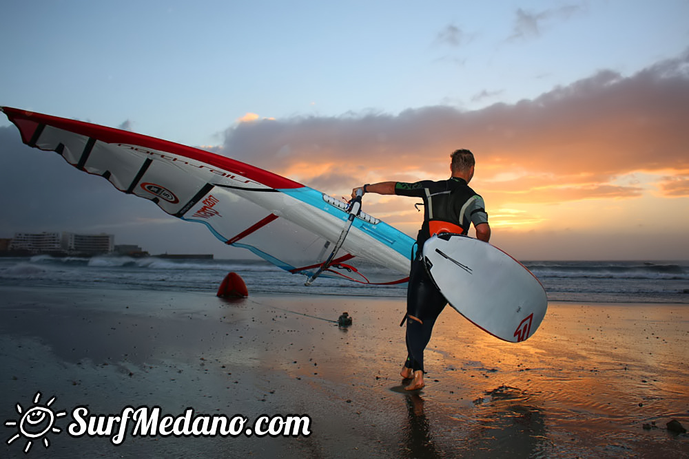  Early morning TWS Pro Slalom Training El Medano Tenerife 12-02-2017 Tenerife