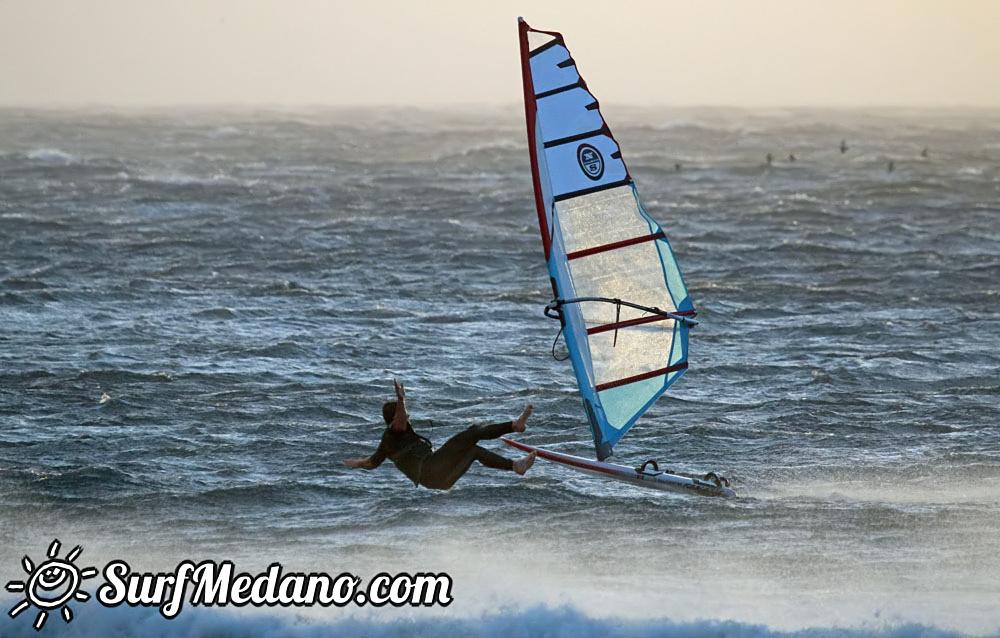  Early morning TWS Pro Slalom Training El Medano Tenerife 12-02-2017 Tenerife