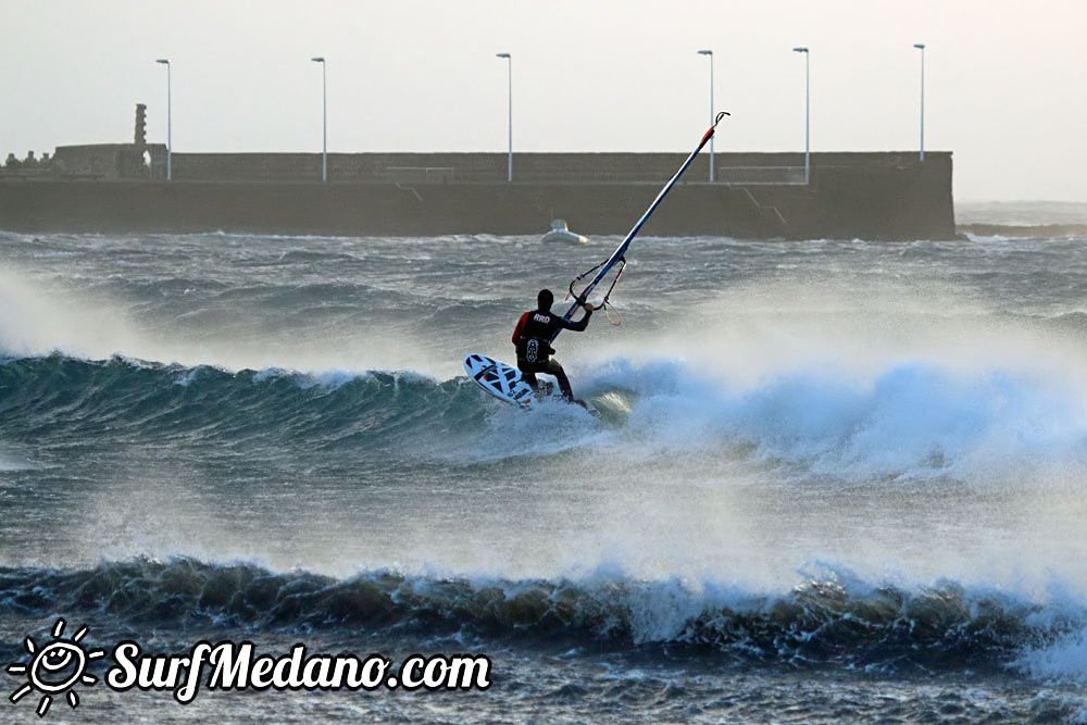  Early morning TWS Pro Slalom Training El Medano Tenerife 12-02-2017 Tenerife