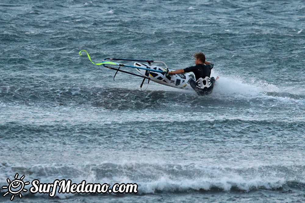  Early morning TWS Pro Slalom Training El Medano Tenerife 12-02-2017 Tenerife