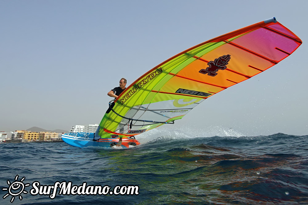  Light wind TWS Pro Slalom Training El Medano Tenerife 24-02-2017 Tenerife