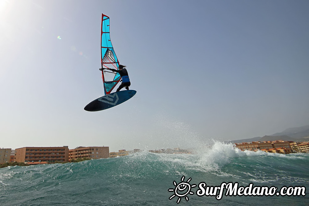  Wave windsurfing at El Cabezo in El Medano 01-03-2017 Tenerife