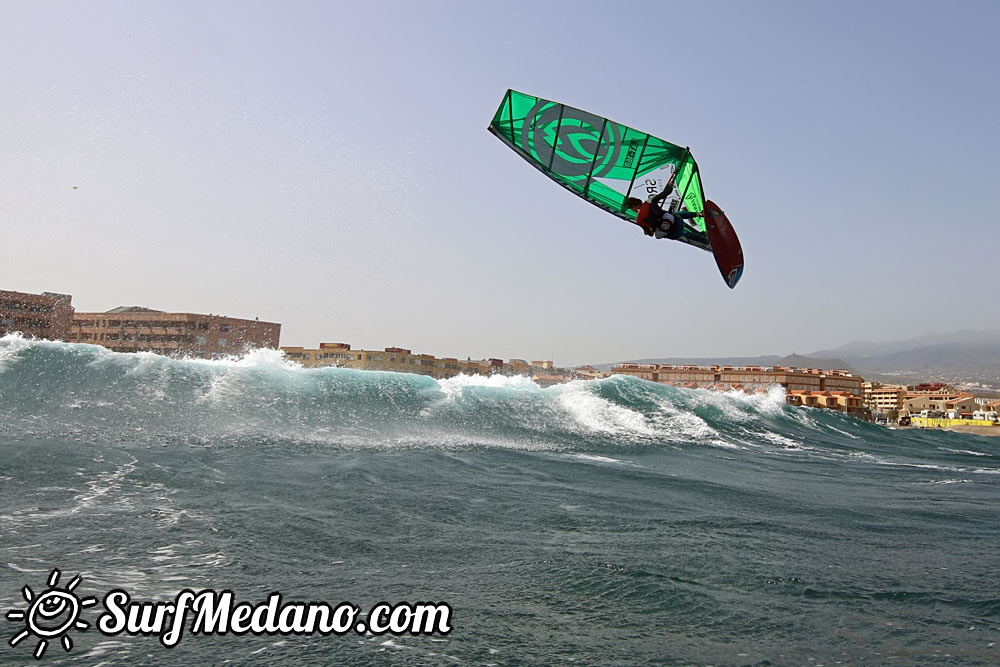  Wave windsurfing at El Cabezo in El Medano 01-03-2017 Tenerife