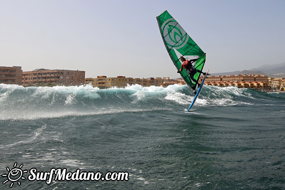  Wave windsurfing at El Cabezo in El Medano 01-03-2017 Tenerife