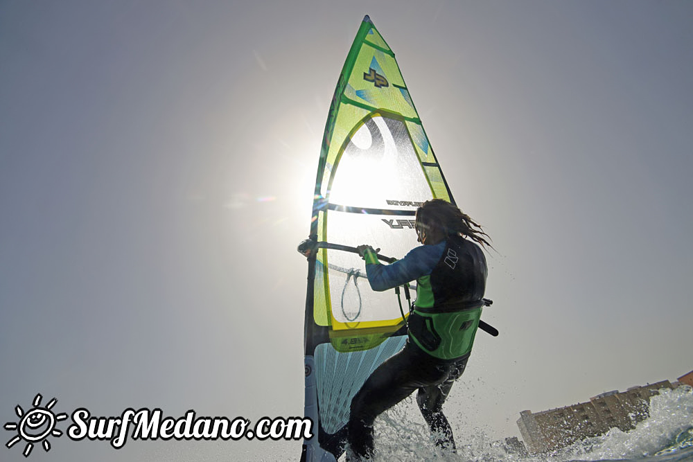  Wave windsurfing at El Cabezo in El Medano 01-03-2017 Tenerife