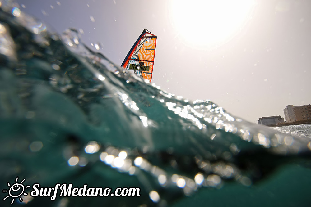  Wave windsurfing at El Cabezo in El Medano 01-03-2017 Tenerife