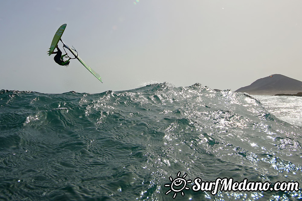  Wave windsurfing at El Cabezo in El Medano 01-03-2017 Tenerife