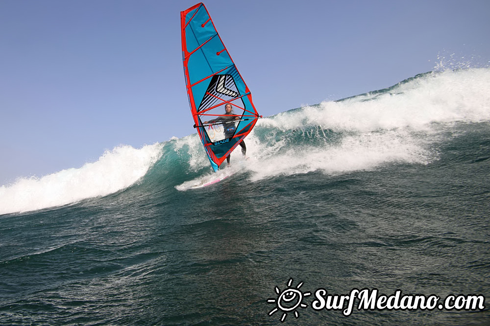  Wave windsurfing at El Cabezo in El Medano 01-03-2017 Tenerife