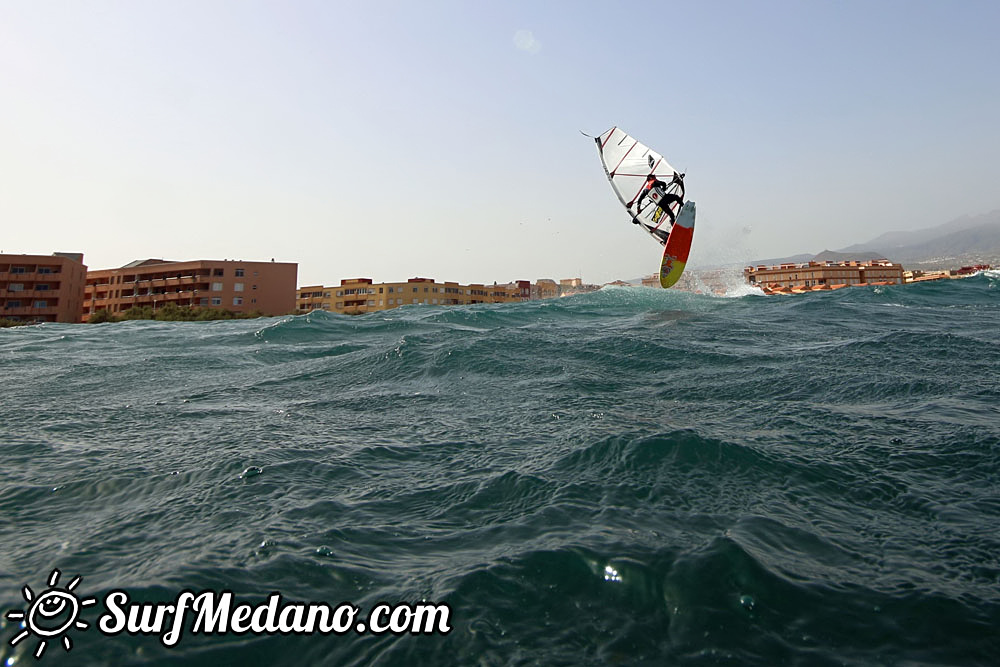  Wave windsurfing at El Cabezo in El Medano 01-03-2017 Tenerife