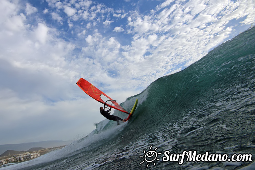  Early morning windsurfing at EL Cabezo in El Medano 06-03-2016 Tenerife