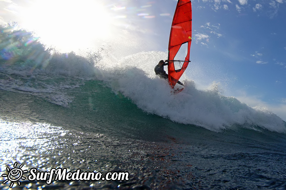  Early morning windsurfing at EL Cabezo in El Medano 06-03-2016 Tenerife