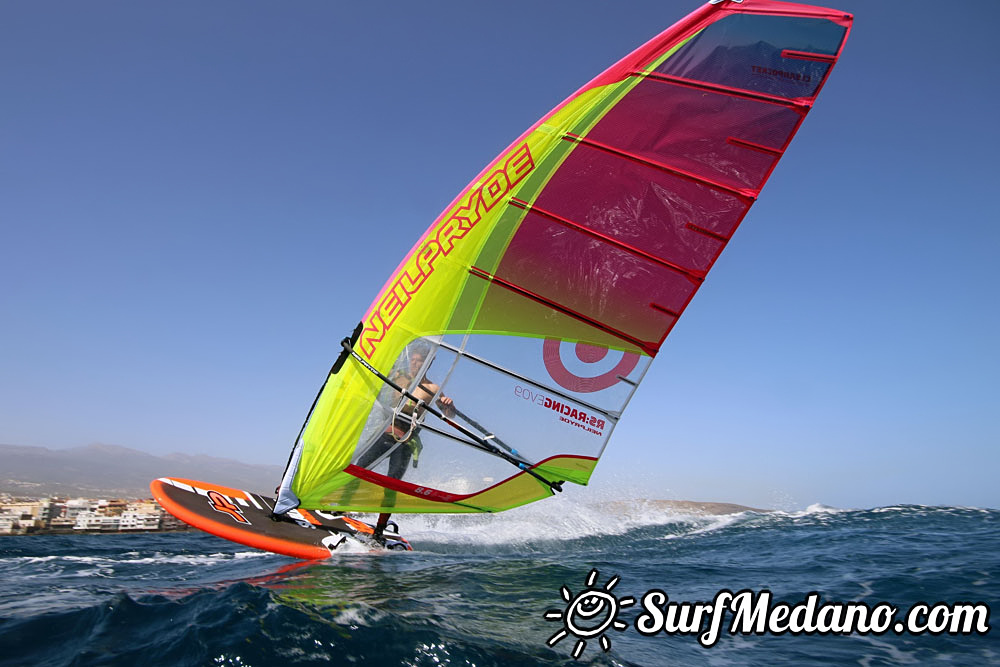  Light wind TWS Pro Slalom Training El Medano Tenerife 08-03-2017 Tenerife