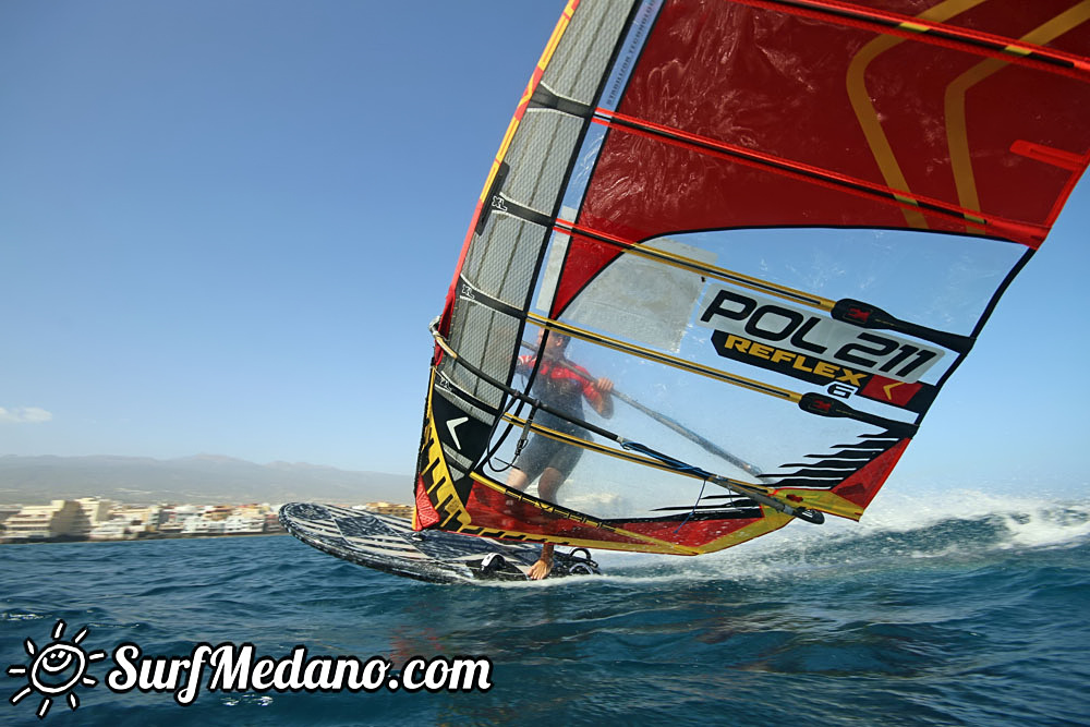  Light wind TWS Pro Slalom Training El Medano Tenerife 08-03-2017 Tenerife