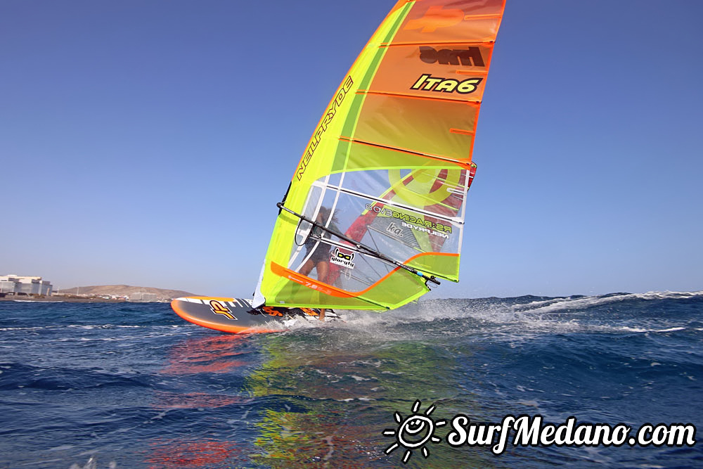  Light wind TWS Pro Slalom Training El Medano Tenerife 08-03-2017 Tenerife