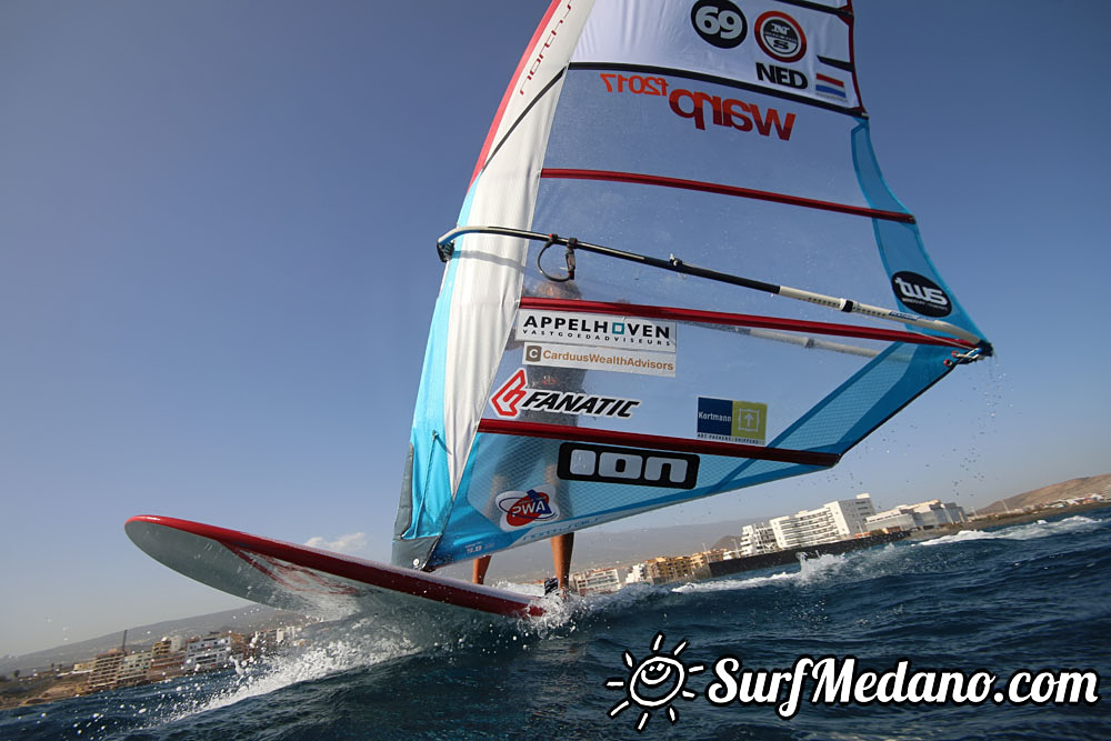  Light wind TWS Pro Slalom Training El Medano Tenerife 08-03-2017 Tenerife