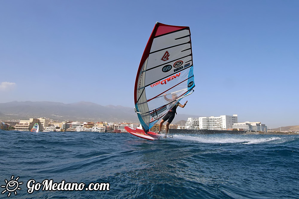  Light wind TWS Pro Slalom Training El Medano Tenerife 08-03-2017 Tenerife