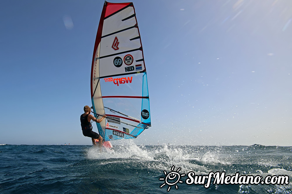  Light wind TWS Pro Slalom Training El Medano Tenerife 08-03-2017 Tenerife