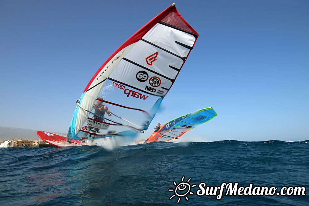  Light wind TWS Pro Slalom Training El Medano Tenerife 08-03-2017 Tenerife