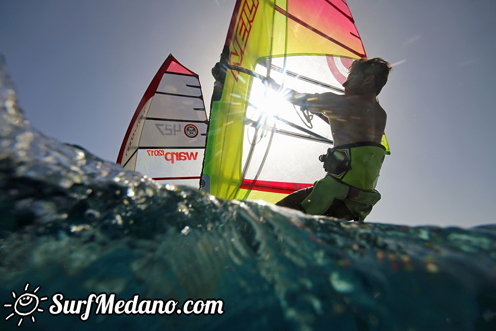  Light wind TWS Pro Slalom Training El Medano Tenerife 08-03-2017 Tenerife