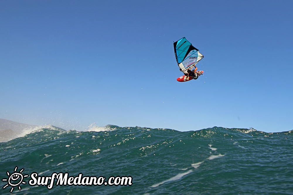  Wave windsurfing at El Cabezo in EL Medano 12-03-2017 Tenerife