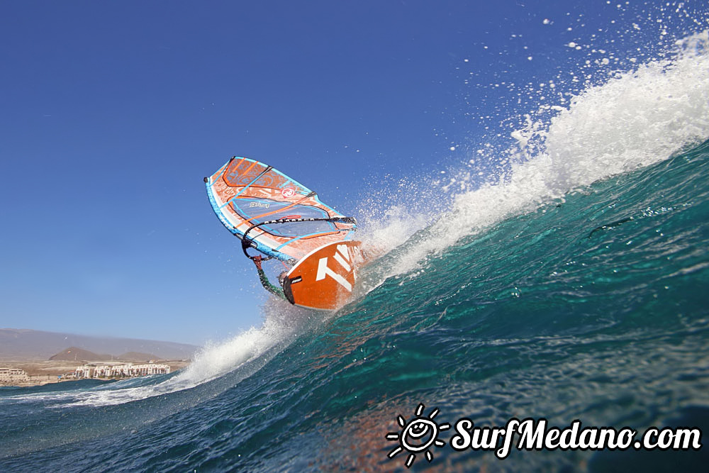  Wave windsurfing at El Cabezo in EL Medano 12-03-2017 Tenerife