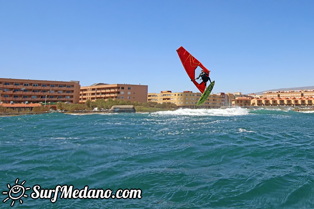  Wave windsurfing at El Cabezo in EL Medano 12-03-2017 Tenerife