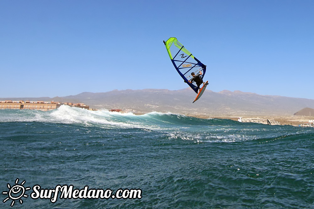  Wave windsurfing at El Cabezo in EL Medano 12-03-2017 Tenerife