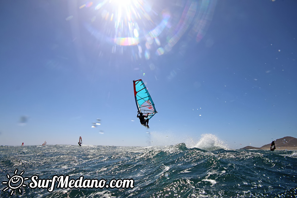  Wave windsurfing at El Cabezo in EL Medano 12-03-2017 Tenerife