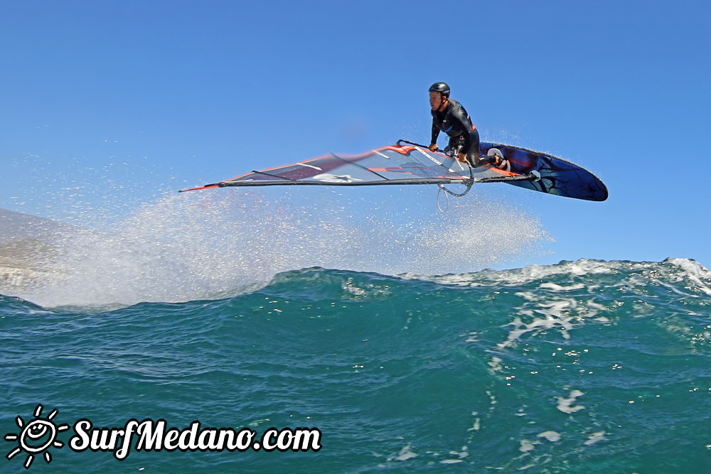  Wave windsurfing at El Cabezo in EL Medano 12-03-2017 Tenerife