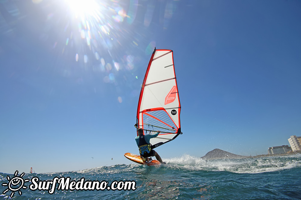  Wave windsurfing at El Cabezo in EL Medano 12-03-2017 Tenerife