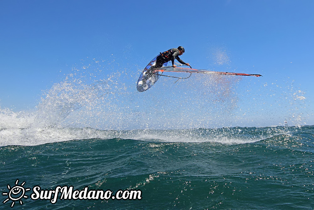  Wave windsurfing at El Cabezo in EL Medano 12-03-2017 Tenerife