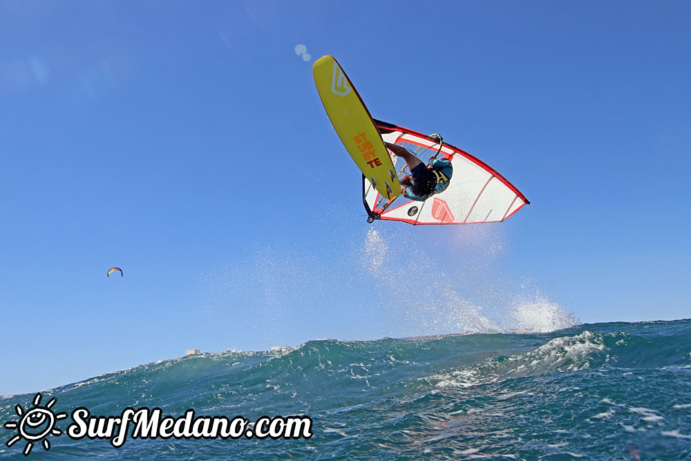  Wave windsurfing at El Cabezo in EL Medano 12-03-2017 Tenerife