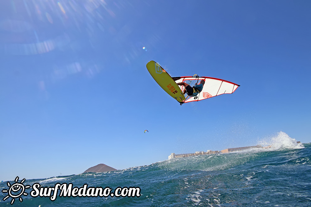  Wave windsurfing at El Cabezo in EL Medano 12-03-2017 Tenerife