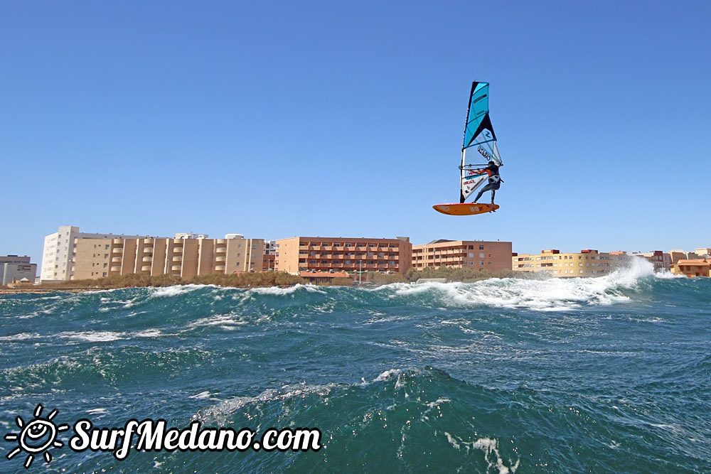  Wave windsurfing at El Cabezo in EL Medano 12-03-2017 Tenerife