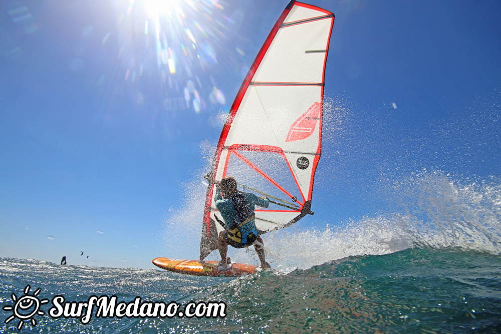  Wave windsurfing at El Cabezo in EL Medano 12-03-2017 Tenerife