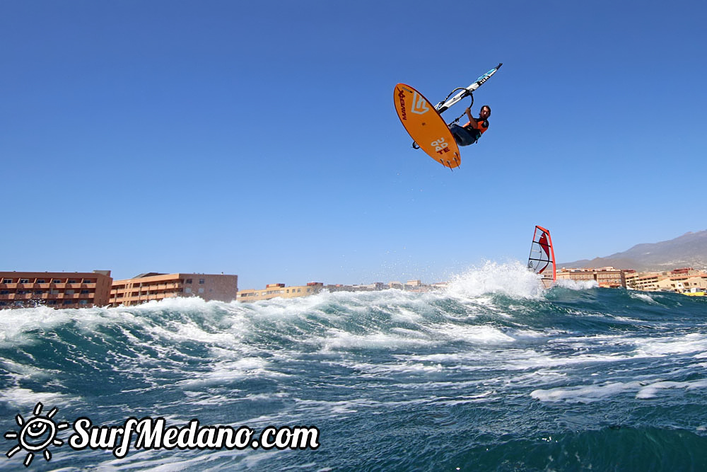  Wave windsurfing at El Cabezo in EL Medano 12-03-2017 Tenerife