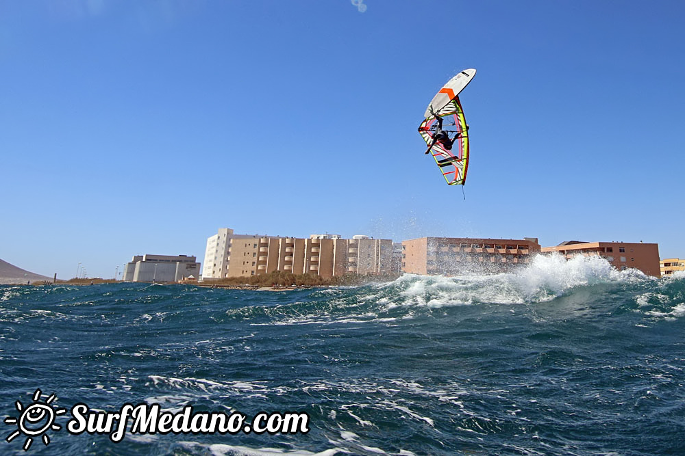  Wave windsurfing at El Cabezo in EL Medano 12-03-2017 Tenerife