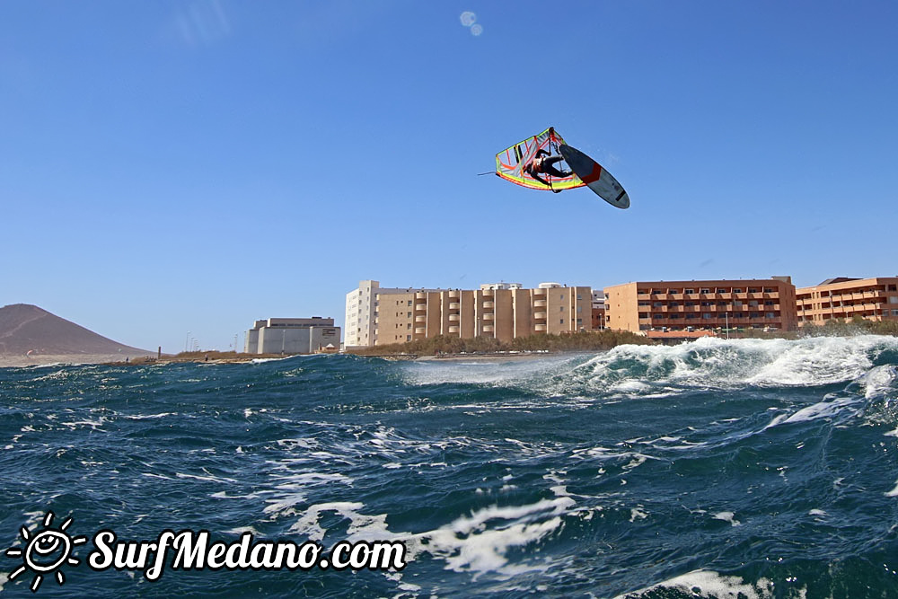  Wave windsurfing at El Cabezo in EL Medano 12-03-2017 Tenerife