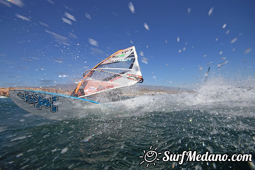  Wave windsurfing at El Cabezo in EL Medano 12-03-2017 Tenerife