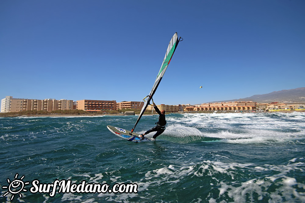  Wave windsurfing at El Cabezo in EL Medano 12-03-2017 Tenerife