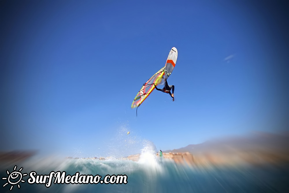  Wave windsurfing at El Cabezo in EL Medano 12-03-2017 Tenerife