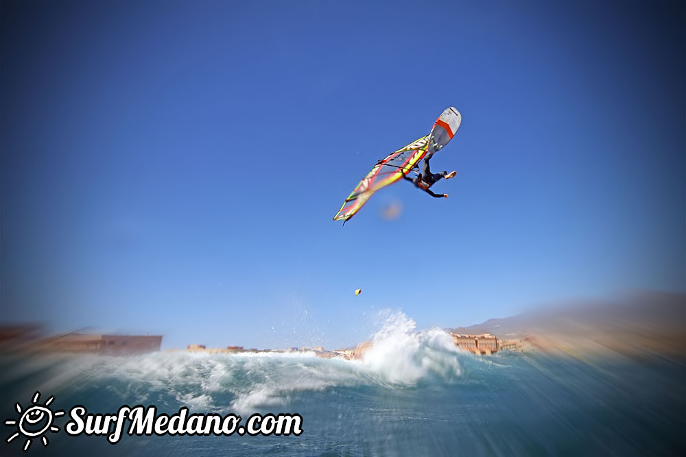  Wave windsurfing at El Cabezo in EL Medano 12-03-2017 Tenerife