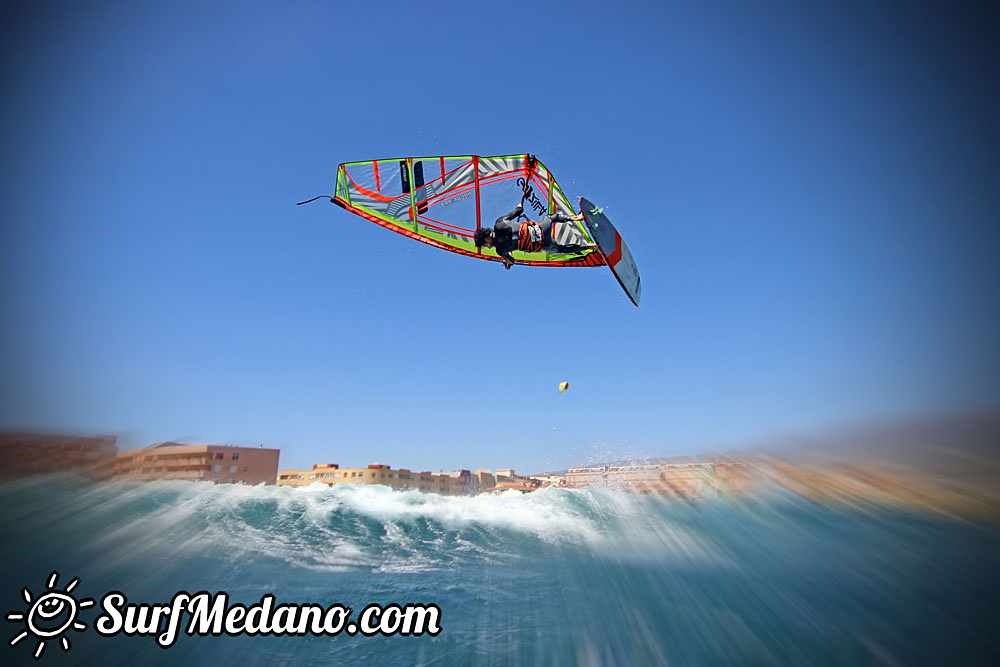  Wave windsurfing at El Cabezo in EL Medano 12-03-2017 Tenerife