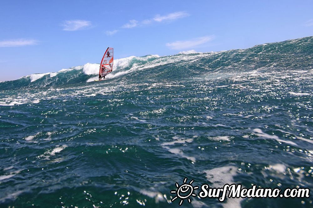  Wave windsurfing at El Cabezo in El Medano Tenerife 13-03-2017 Tenerife