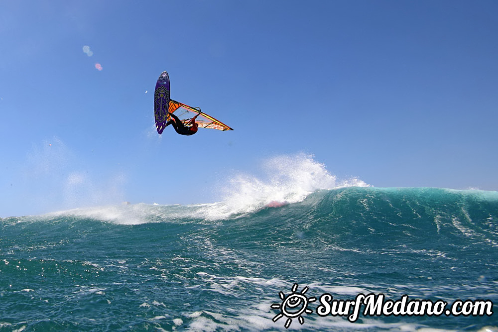  Wave windsurfing at El Cabezo in El Medano Tenerife 13-03-2017 Tenerife