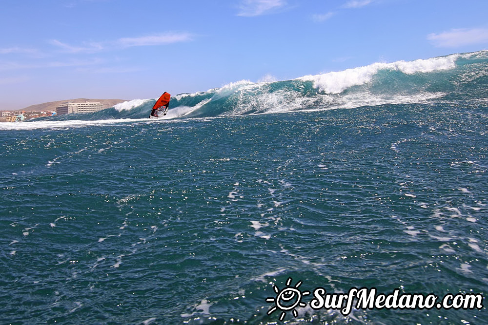  Wave windsurfing at El Cabezo in El Medano Tenerife 13-03-2017 Tenerife