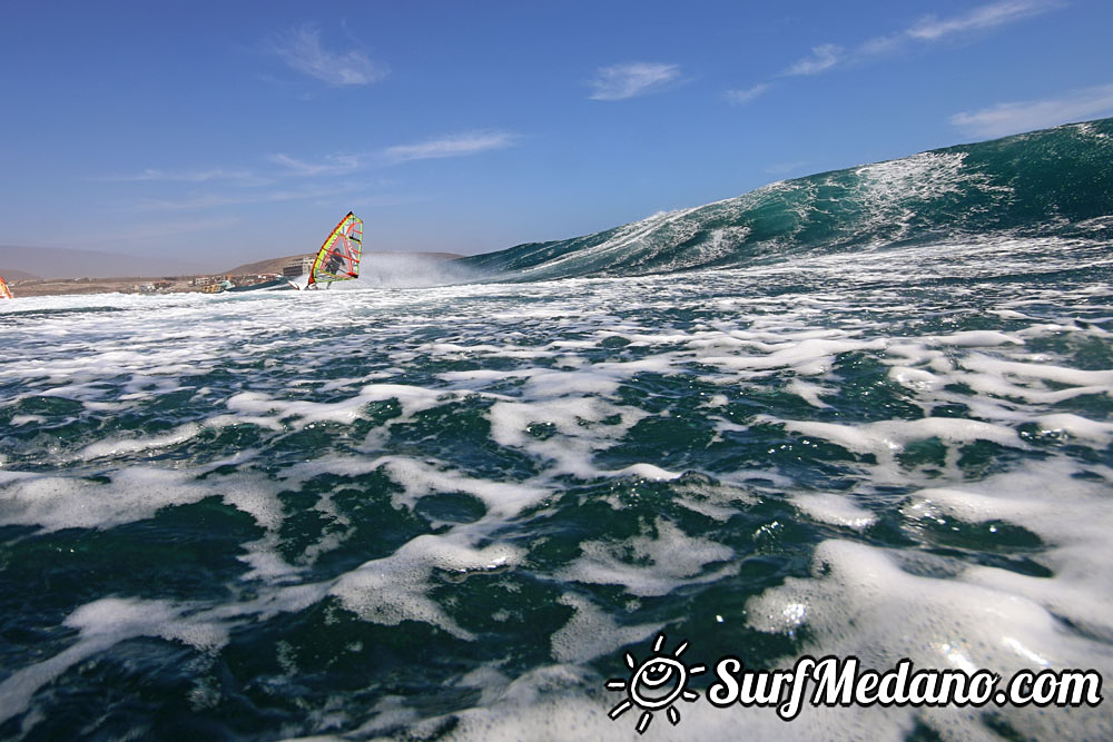  Wave windsurfing at El Cabezo in El Medano Tenerife 13-03-2017 Tenerife