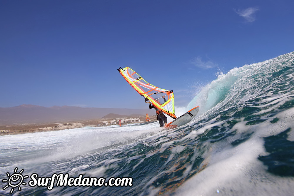  Wave windsurfing at El Cabezo in El Medano Tenerife 13-03-2017 Tenerife