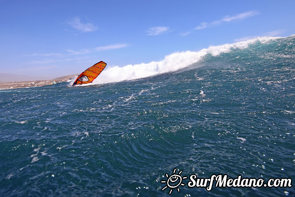  Wave windsurfing at El Cabezo in El Medano Tenerife 13-03-2017 Tenerife